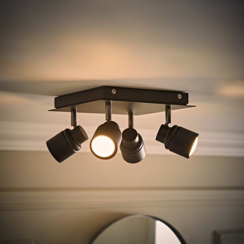 Demont Semi Flush Mount, Satin