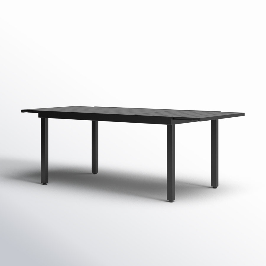 Alyah  Extendable Powder Coated Steel Dining Table