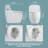 One-piece Chair Height Toilet With 1.6 GPF Single Flush,  Floor Mount Elongated Toilet With Soft Close Seat-108486644