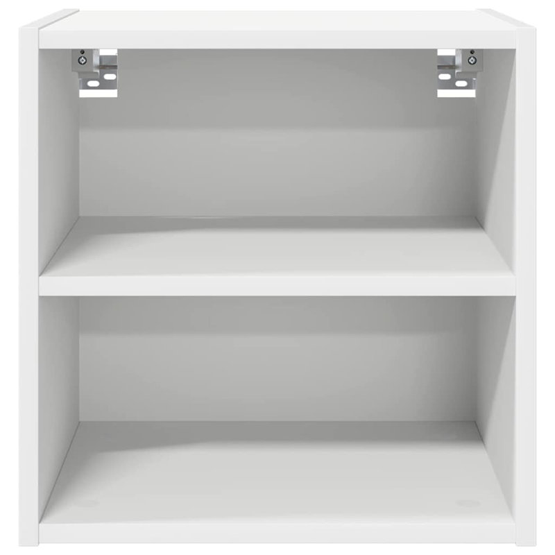 Vidaxl Hanging Cabinet With Storage Riga Black Oak 30 X 29.5 X 40 Cm, White, 40cm H x 40cm W x 29.5cm D