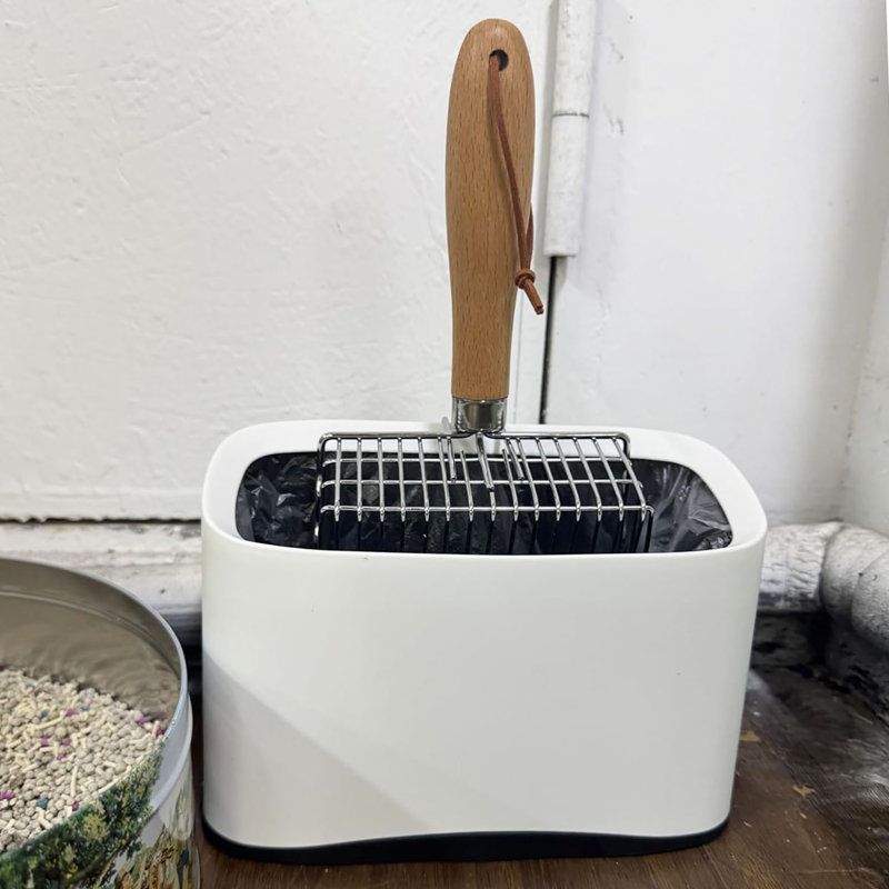 Ensemble de 2 pelles pour litière en acier inoxydable