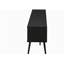 Meuble télé 72 po, meuble multimédia, meuble de rangement, comptoir, tablette de rangement, chambre à coucher, salon, peinture noire au four
