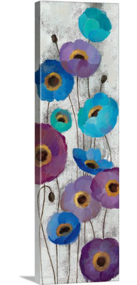 « bold anemoness panel ii » par silvia vassileva,, reproduction d’art sur toile