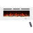 Berni Powder Coated Electric Fireplace with 5120 BTU-93799314-93799311