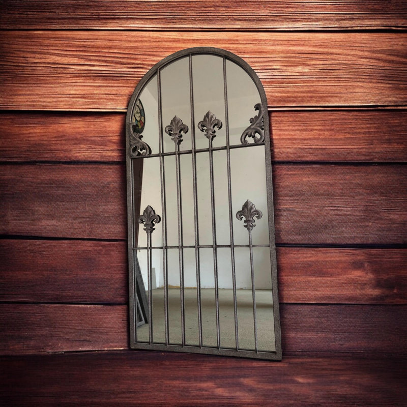 Stoneham Metal Arch Mirror