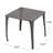 Outdoor KAI 18" SIDE TABLE