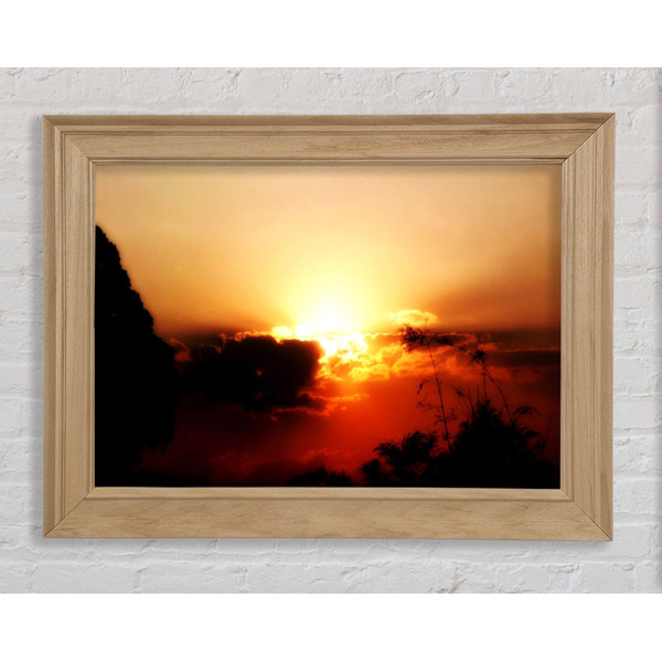 Bright Star Sunset Clouds - Single Picture Frame Print | Wayfair.co.uk
