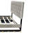 Queen Size Bed With Gray Trundle And 2 Drawers, Modern Style, No Box Spring, Gold Headboard, For Extra Space, Drawers Bedding, Velvet Upholstery Upholstered Design, Tufting, Guests, Storage, Solid