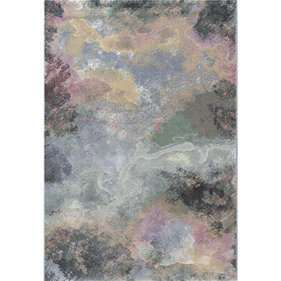 Annegie Abstract Flat Weave Area Rug
