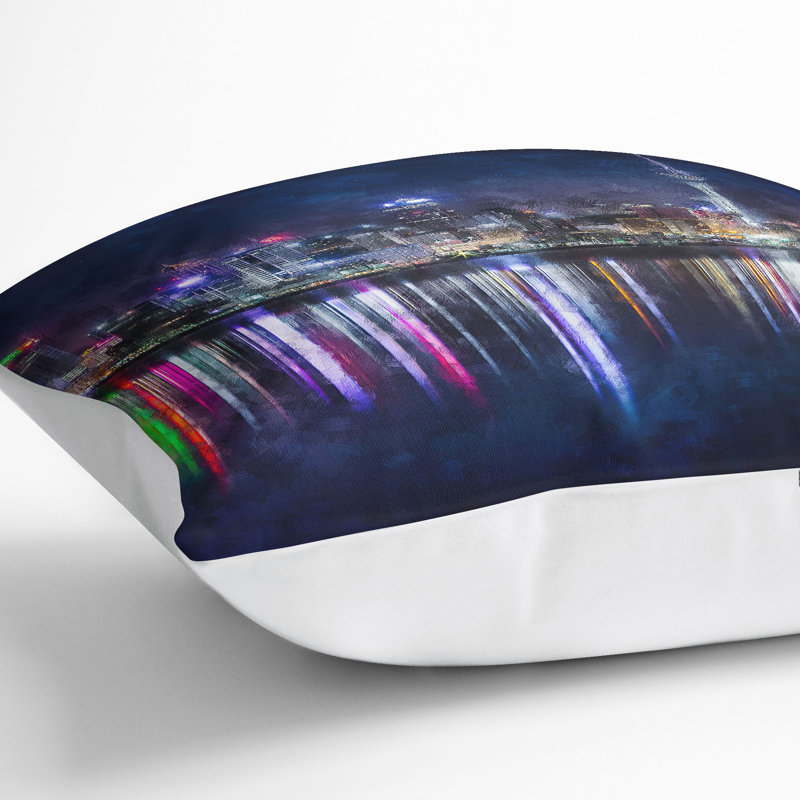 Square Cushion, 40cm H x 40cm W x 15cm D, White