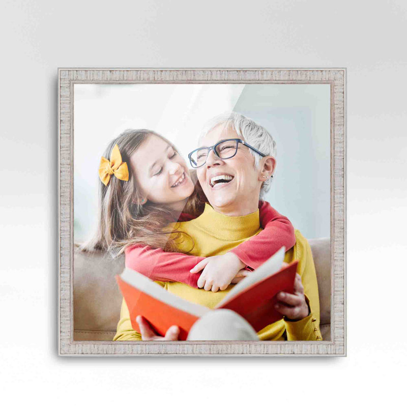 Cadre photo Bayler, 5 po x 5 po, Blanc