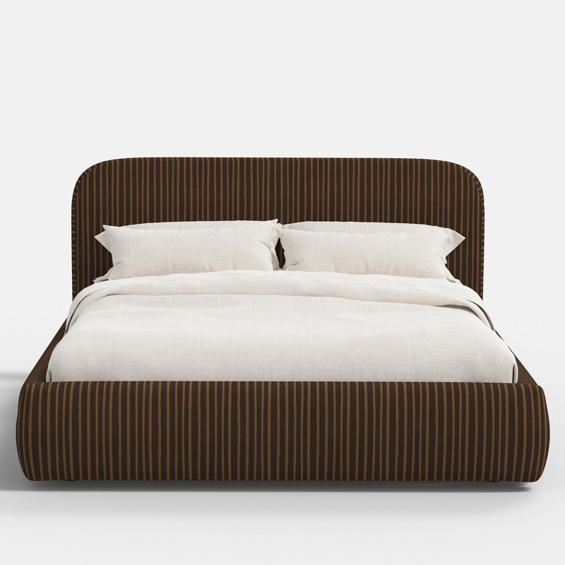 Upholstered Bed, Full, Performance Textured Weave River