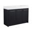 Meuble-lavabo autoportant avec lavabo en résine