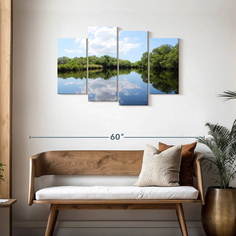 Alvord Lake Trees Reflection, 27'' H x 43'' W