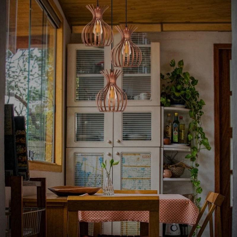 Deleesa 3 - Light Pendant, Copper, Yes
