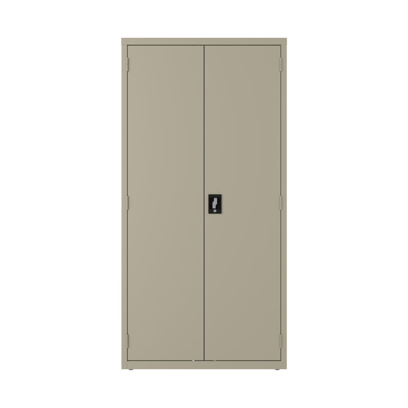 Armoire de rangement à 5 tablettes Ayomide, Mastic