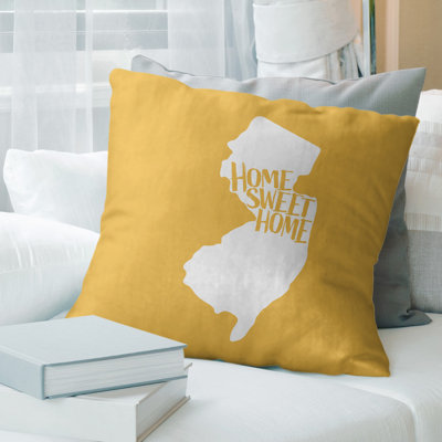 US Cities & States Home Sweet Pillow