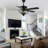 Engebretson 52 Inch Black Glam Crystal Ceiling Fan with Lights and Remote, 6 Speeds DC Motor Reversible Modern Chandelier Ceiling Fan-2037183962