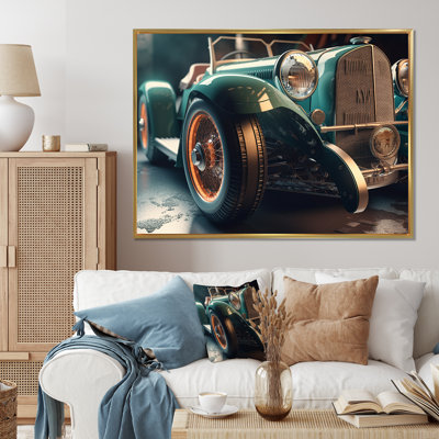 «Vintage Oldtimer Classic Car Elegance I», reproduction sur toile