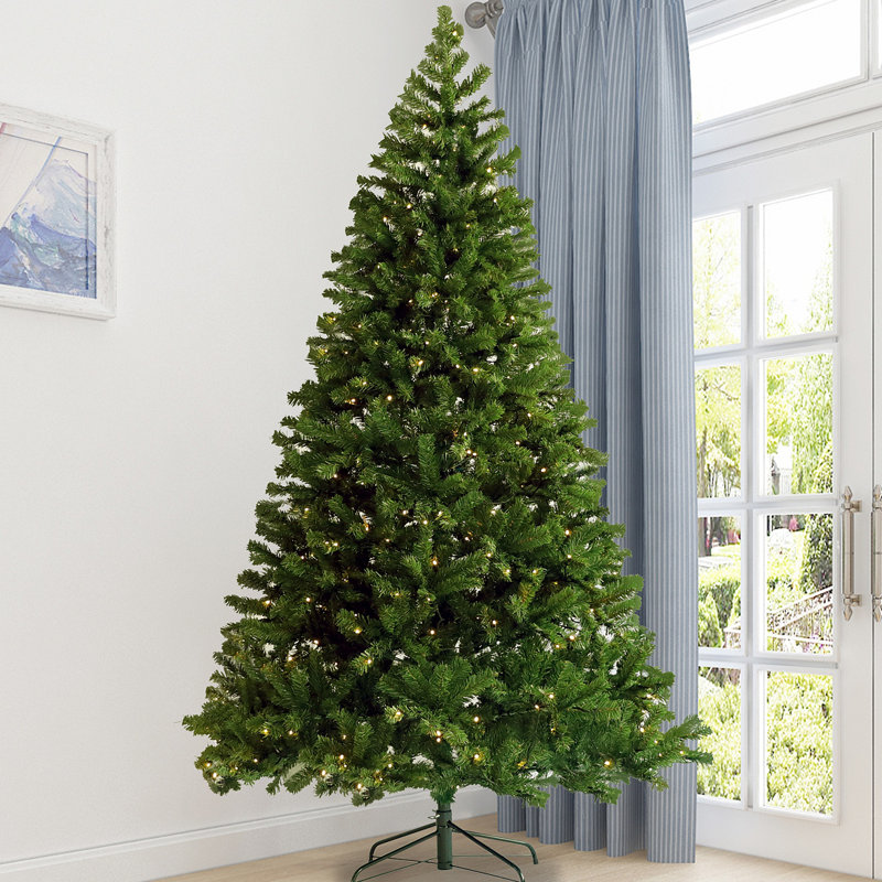 Pre-Lit Christmas Tree 6Ft Artificial Hinged Xmas Tree With  Foldable Stand, Yes, 6' H