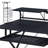 Black Computer Desk With Keyboard Tray