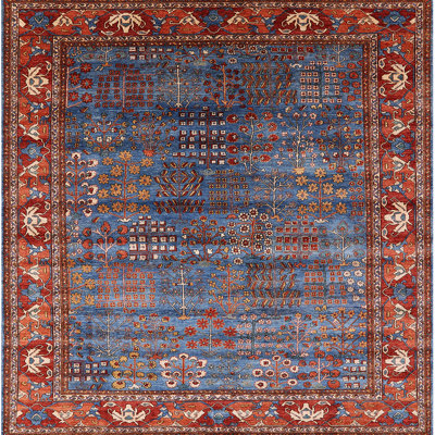 Tapis rouge / bleu Route