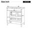 [Vidéo] Meuble-lavabo de 76 cm avec lavabo en céramique, pieds en bois massif, portes doubles à fermeture amortie et tiroir basculant, tablette intérieure réglable, rangements intégrés aux portes