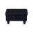 103" Ember Midnight Blue Microfiber 3-Piece Right Facing Sectional Sofa Set With Chaise And Storage Ottoman-1162589147-1162589137
