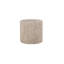 Repose-pieds rond élégant avec compartiment de rangement caché beige élégant 16 po