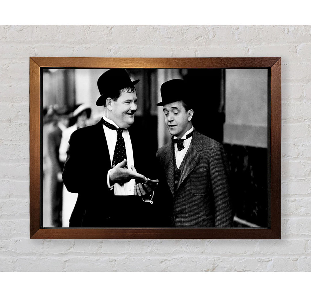 Laurel und Hardy Geld - Druck