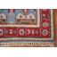 Tapis de couloir oriental bleu / rouge 3x8