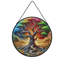 Arbre de vie vibrant avec vitrail Mandala-503376435
