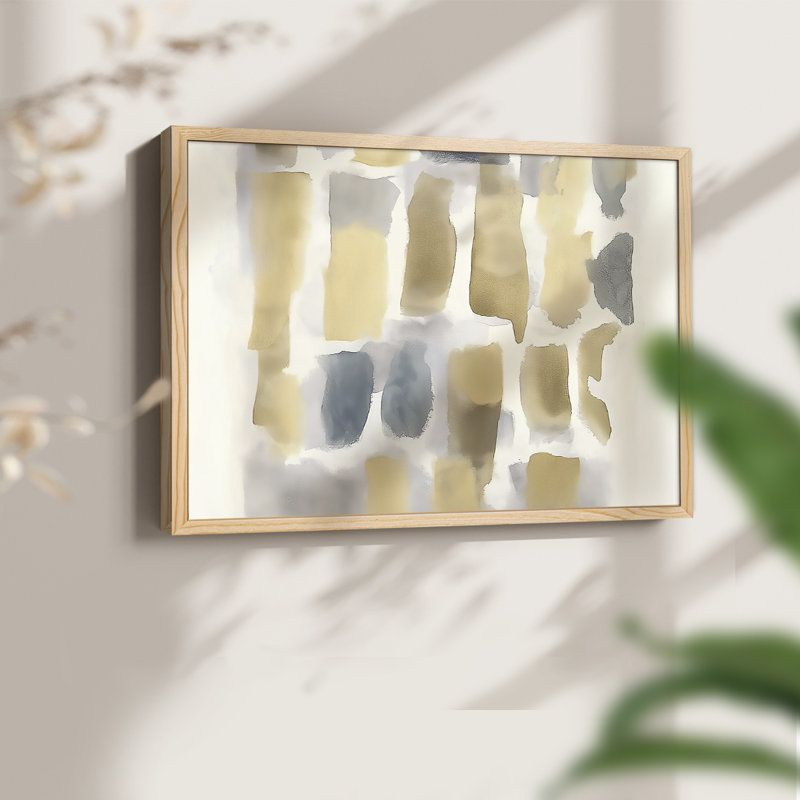 Abstrait, série LXVII, reproduction encadrée, Naturel, H 16 po x l 20 po