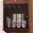 Nut-Brown Solid Wood Display Cases