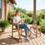 Chaise berçante double Mckamey