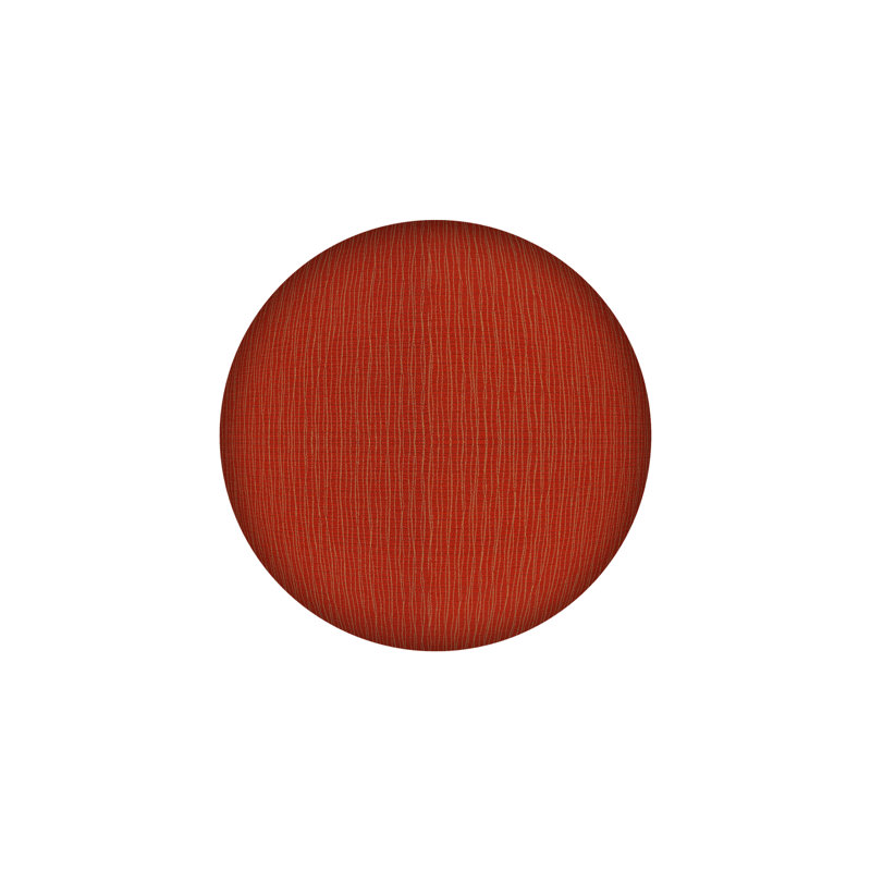 Cragin Swivel Upholstered Counter Stool, Anodized Nickel, Fabric-Graph Poppy, Counter Stool (25” Seat Height)
