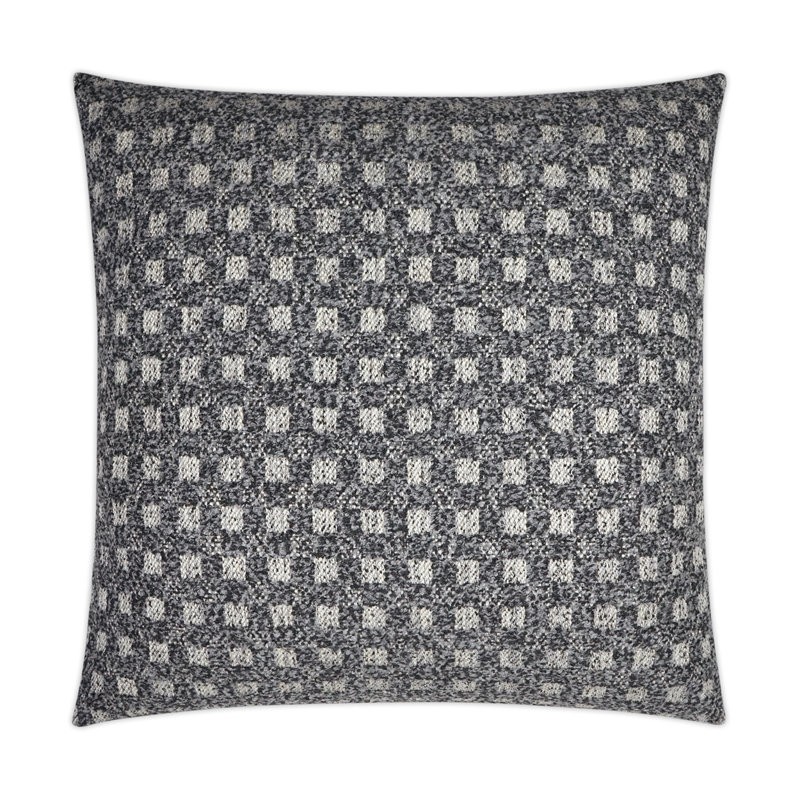 Suffolk Pillow Cover & Insert, Charcoal, Square 24"