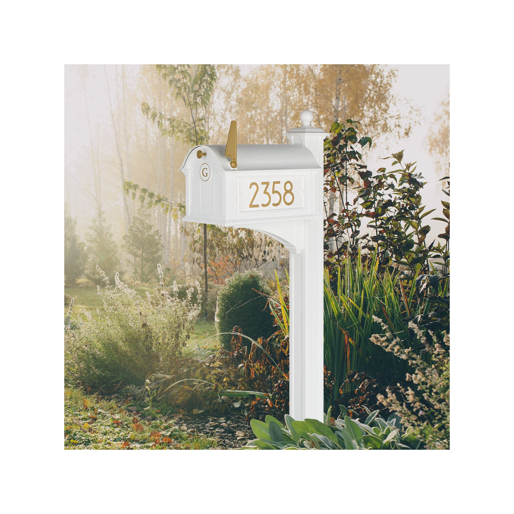 Balmoral Mailbox, White, Yes