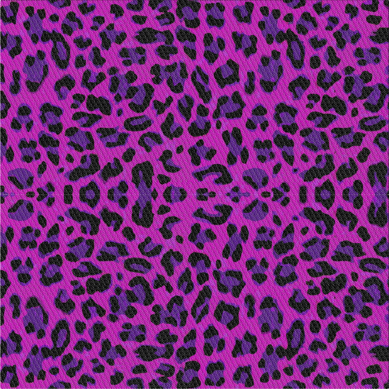 Tapis rose à imprimé animal, Carré 5 pi