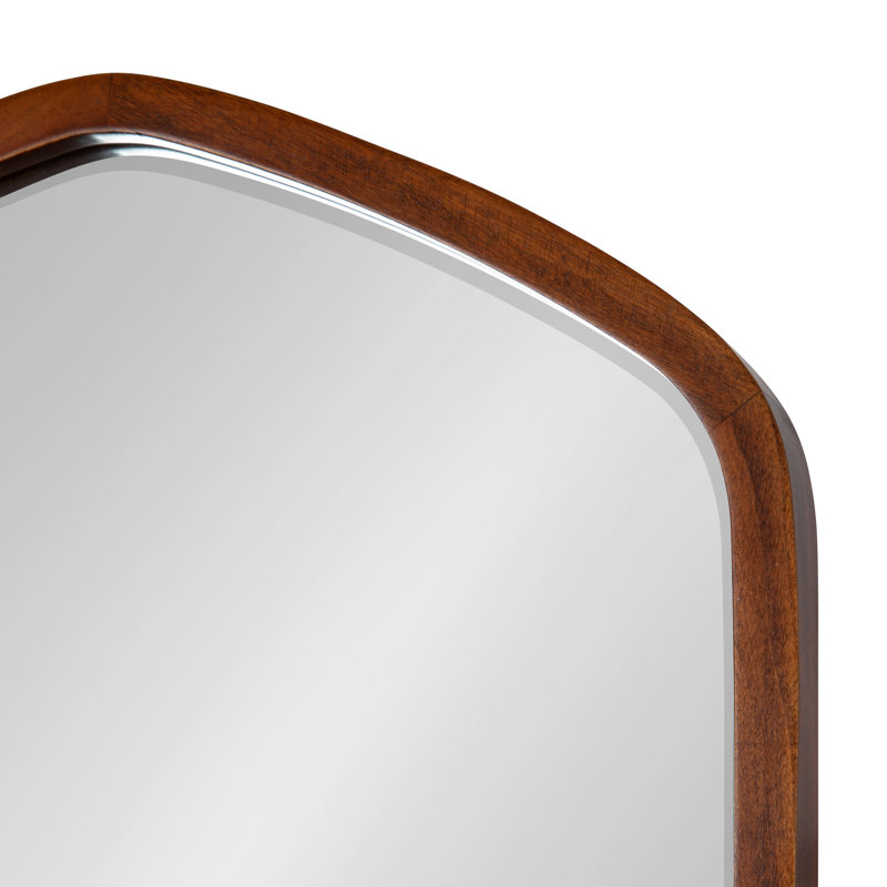 Miroir d'appoint Glover, Noyer brun, H 36 po x l 20 po, Horizontale et verticale