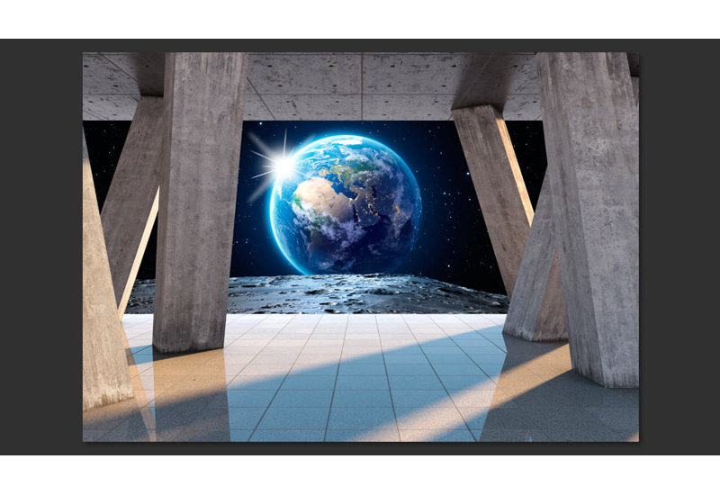 Moon Walk 280cm x 400cm Wallpaper, 400 cm x 280 cm