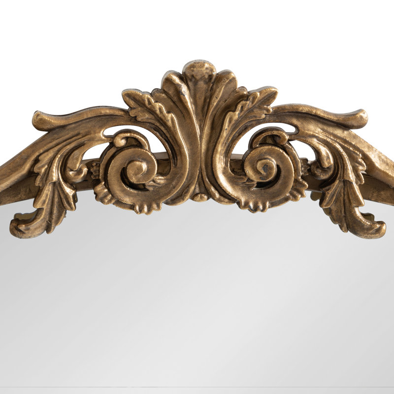 Anglo Metal Flat Mirror, Gold, 28.5" x 36"
