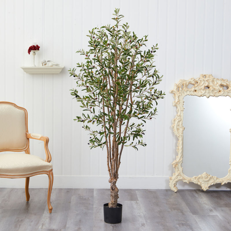 60'' Faux Olive Tree Tree in Pot