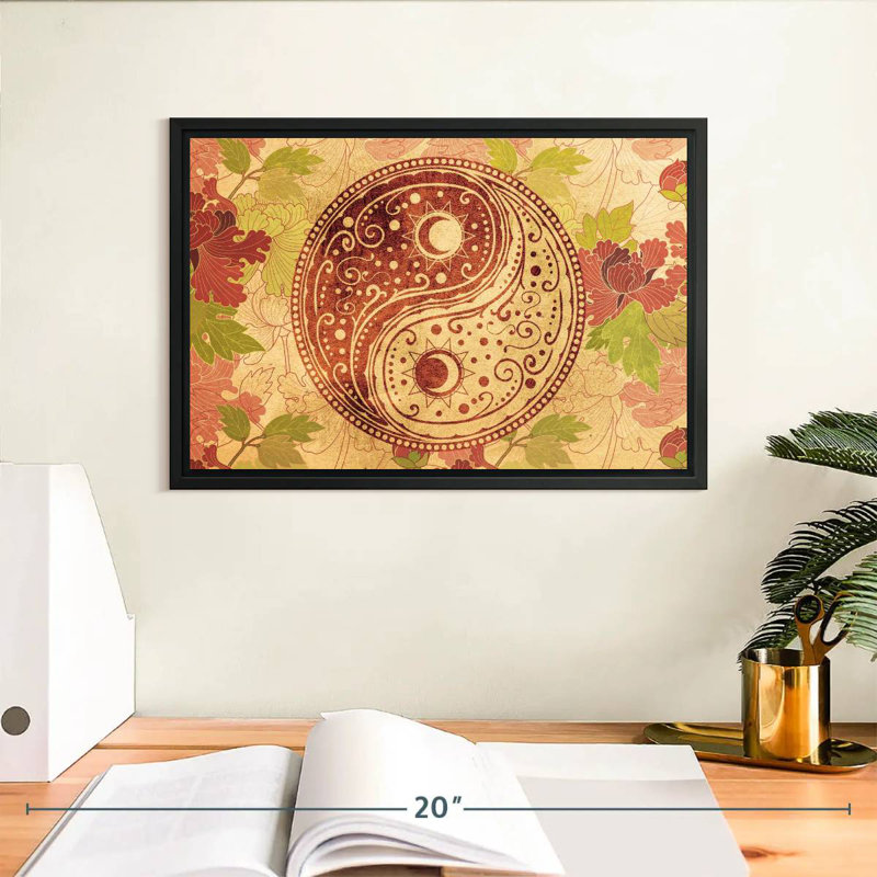 Couleurs d'automne Kerrick Yin Yang, H 9 po x l 13 po