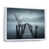 White Floater Framed