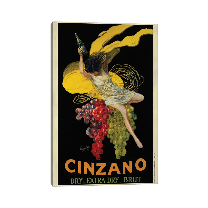 Cinzano, 1920 by Leonetto Cappiello - Wrapped Canvas Print, 30.48 cm H x 45.72 cm W