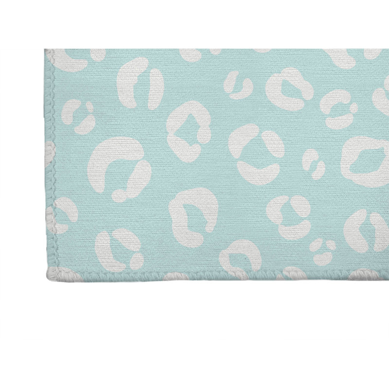 Leopard Play Non-Slip Outdoor Rug, Runner 2'6" x 8'
