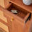 Modern minimalist storage cabinet, Japanese rattan shoe cabinet, bed top cabinet, small home furniture-112743086