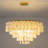 Metal Frame Shell Wind Chime Chandelier