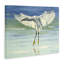 «Snowy Egret on Beach», art mural par D. Rust-1350335908